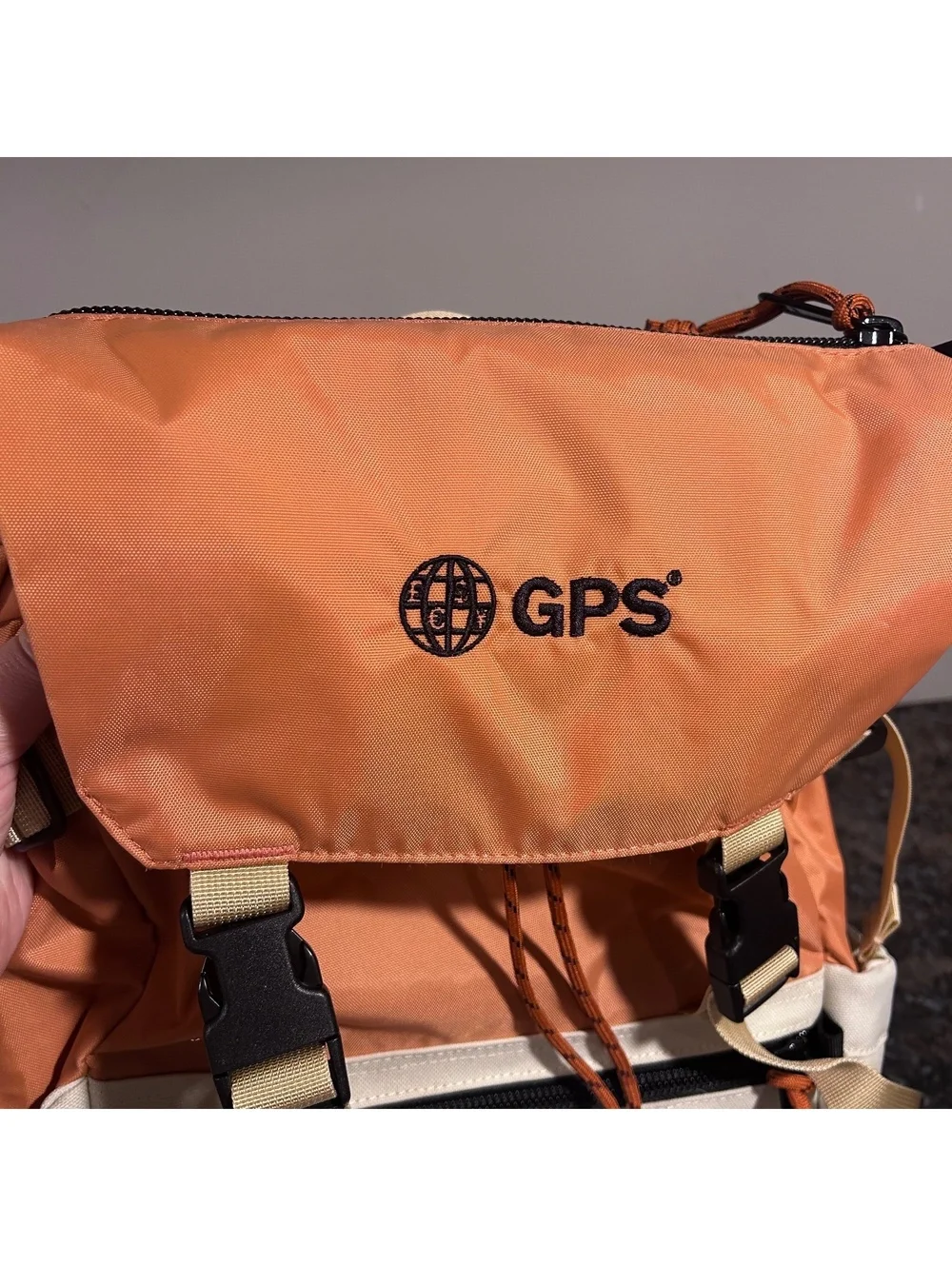 Topo Designs Rover Pack 20L Coral / Beige Hiking EUC W/ Company Logo